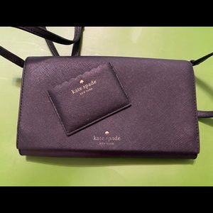 Kate spade crossbody with small wallet